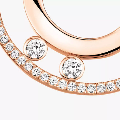 [Blue Tears Jewelry]Move Romane Small Diamond Hoop Earrings