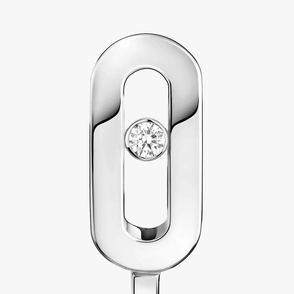 [Blue Tears Jewelry]Diamond Mini Hoop Earrings Move Classique