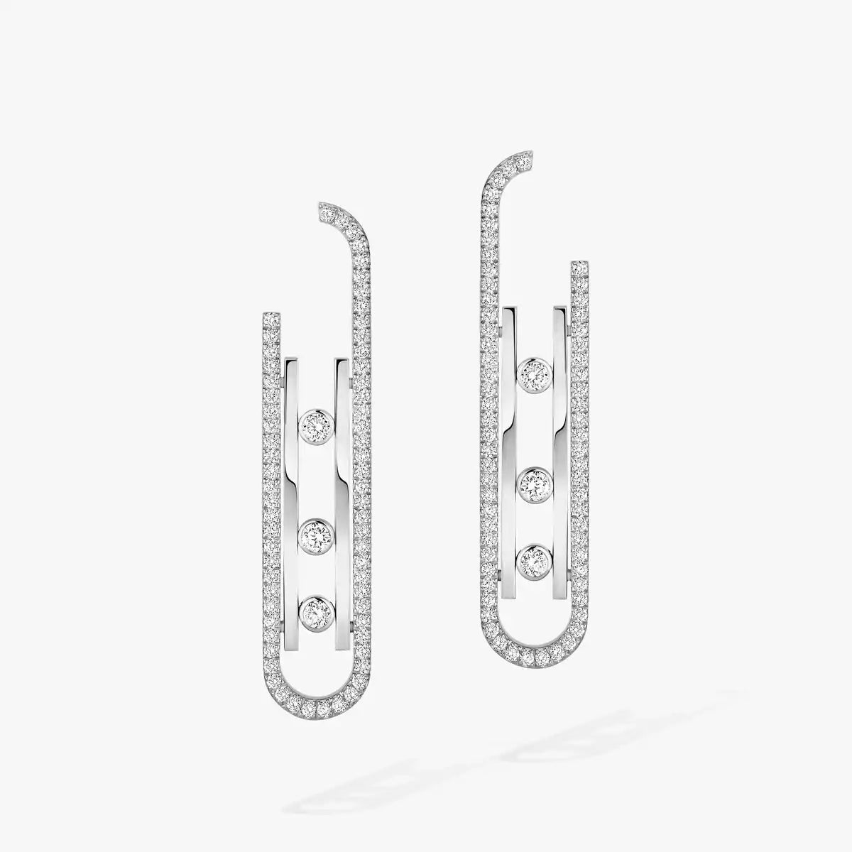 [Blue Tears Jewelry]Diamond Pendant Earrings Move 10Th