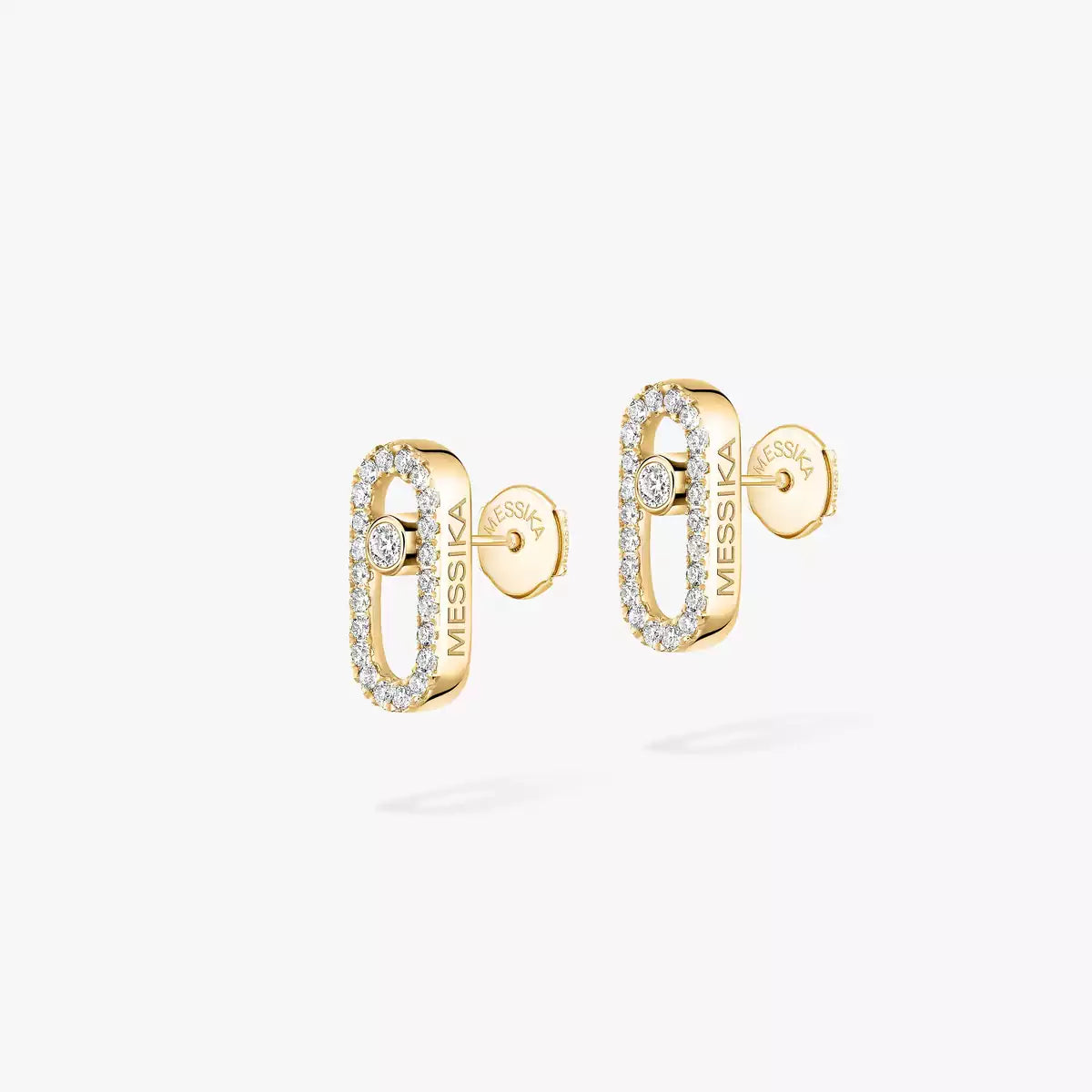 [Blue Tears Jewelry]Move Uno Diamond Earrings