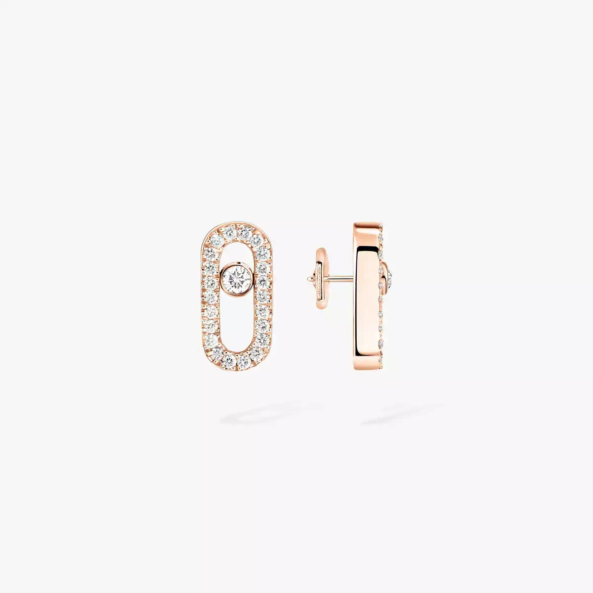 [Blue Tears Jewelry]Move Uno Diamond Earrings