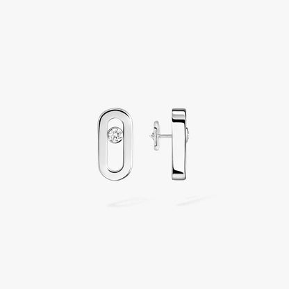 [Blue Tears Jewelry]Move Uno Diamond Stud Earrings