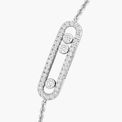 [Blue Tears Jewelry]Pav¨¦ Baby Move Diamond Bracelet