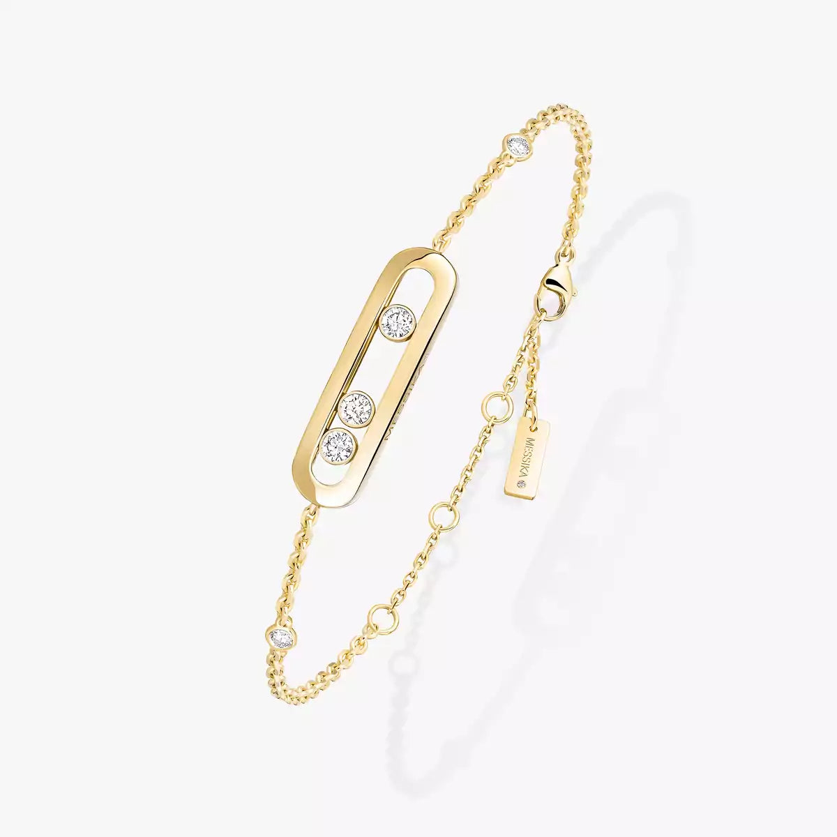 [Blue Tears Jewelry]Baby Move Diamond Bracelet