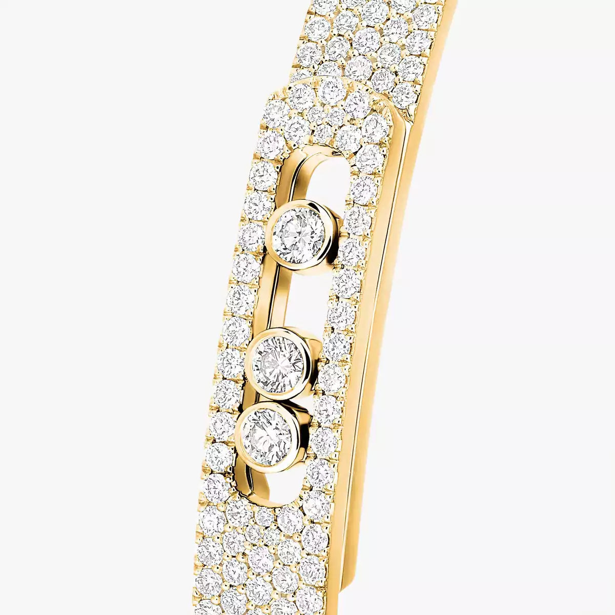 [Blue Tears Jewelry]Move Noa Full Pav¨¦ Diamond Bangle Bracelet