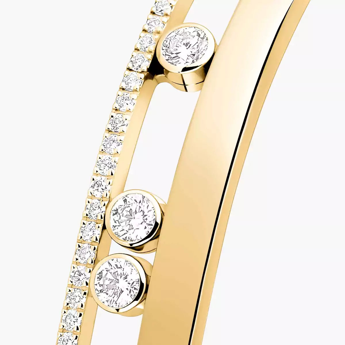 [Blue Tears Jewelry]Move Romane Diamond Bangle Bracelet