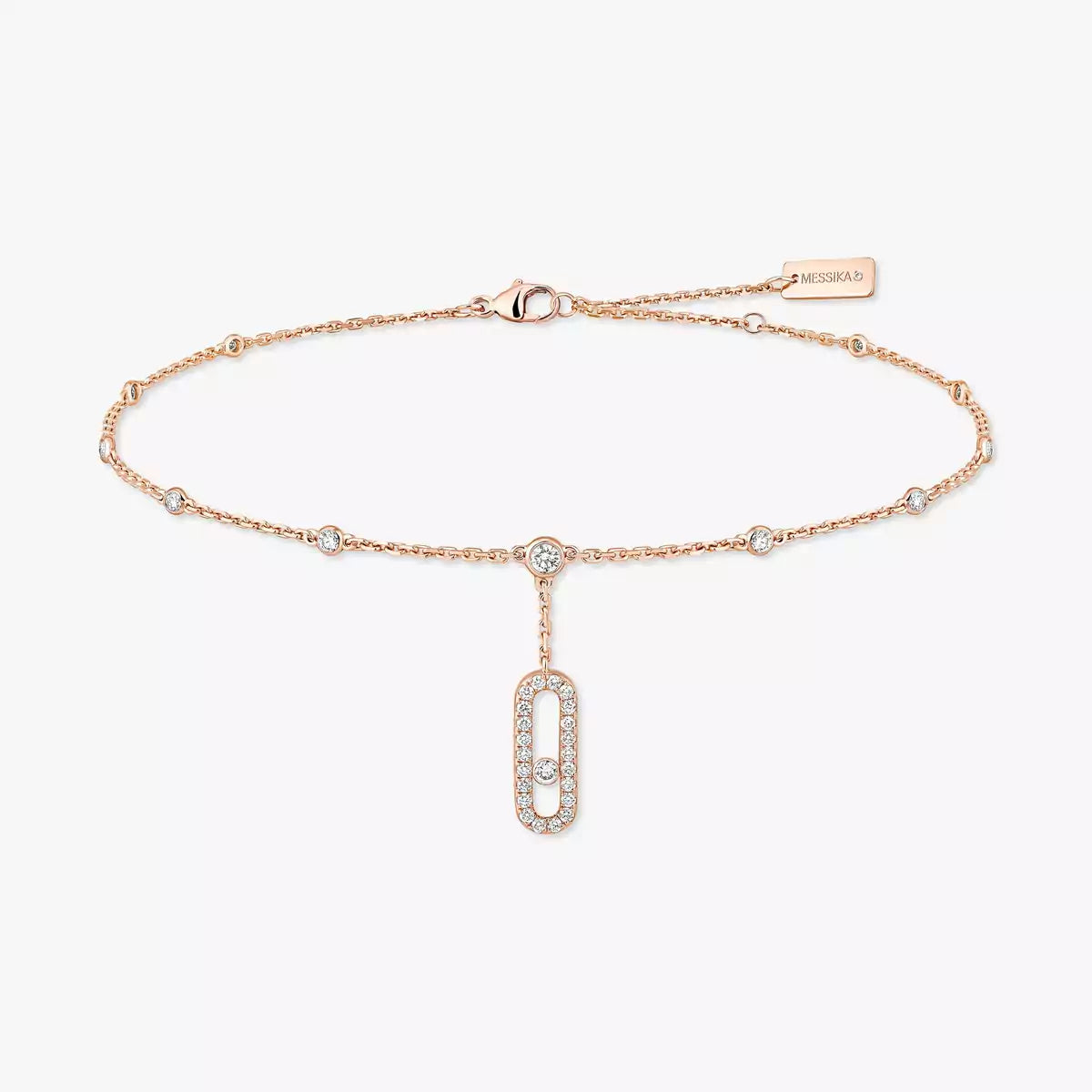 [Blue Tears Jewelry] Move Uno pav¨¦ ankle bracelet