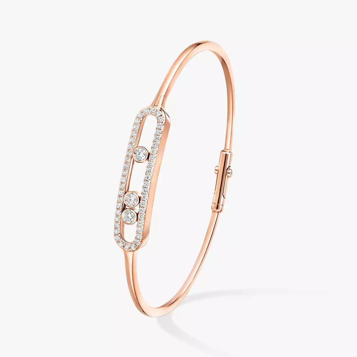 [Blue Tears Jewelry]Move Pav¨¦ Diamond Bangle Bracelet M
