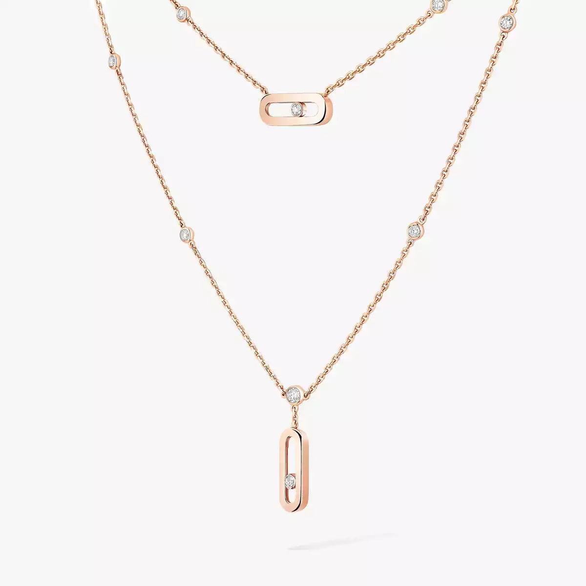 [Blue Tears Jewelry] Move Uno Diamond Necklace