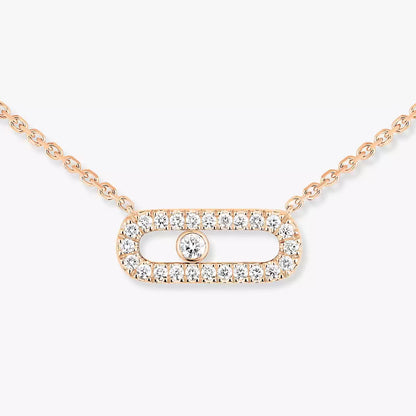 [Blue Tears Jewelry]Diamond Necklace Move Uno