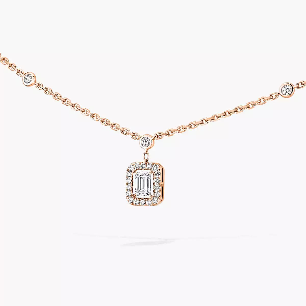 [Blue Tears Jewelry]My Twin Diamond Necklace in Silver