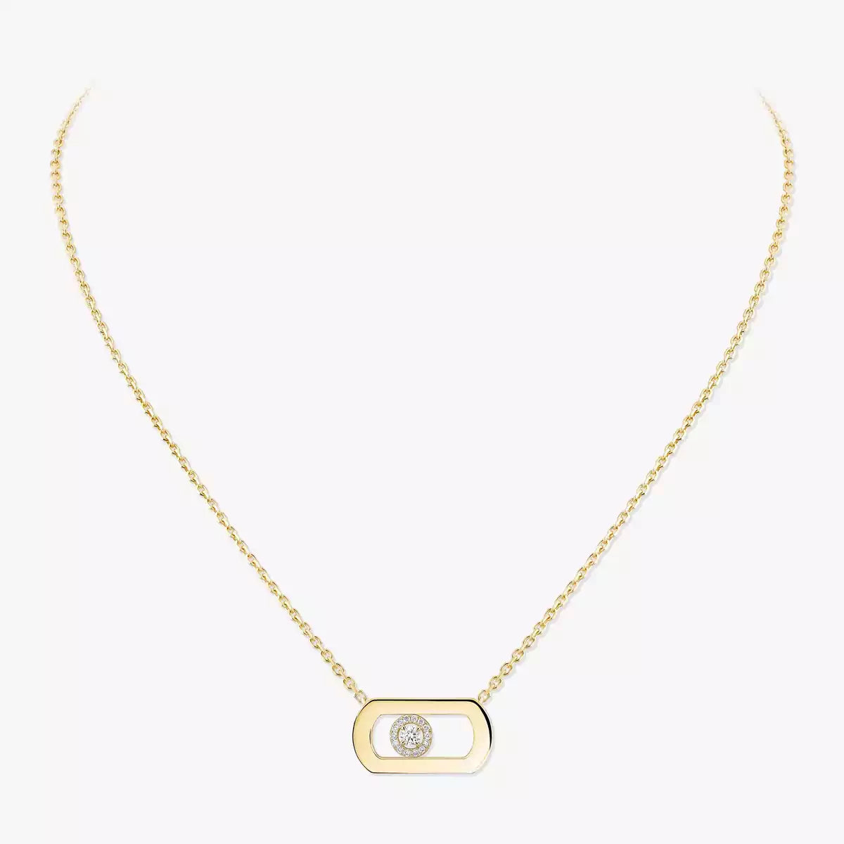 [Blue Tears Jewelry]So Move Diamond Necklace in Gold