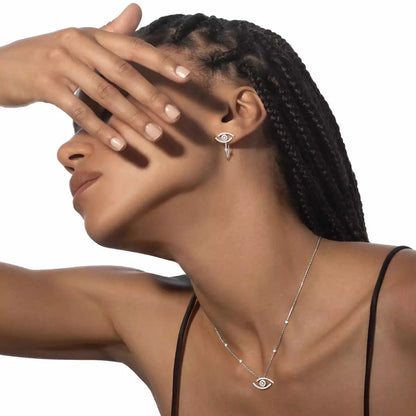 [Blue Tears Jewelry]Lucky Eye Diamond Earrings