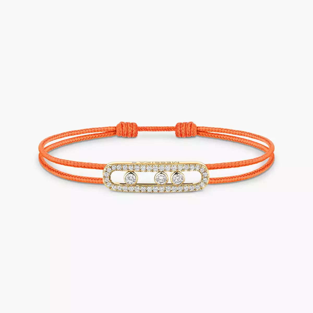 [Blue Tears Jewelry]Messika Care(s) pink cord pavé bracelet