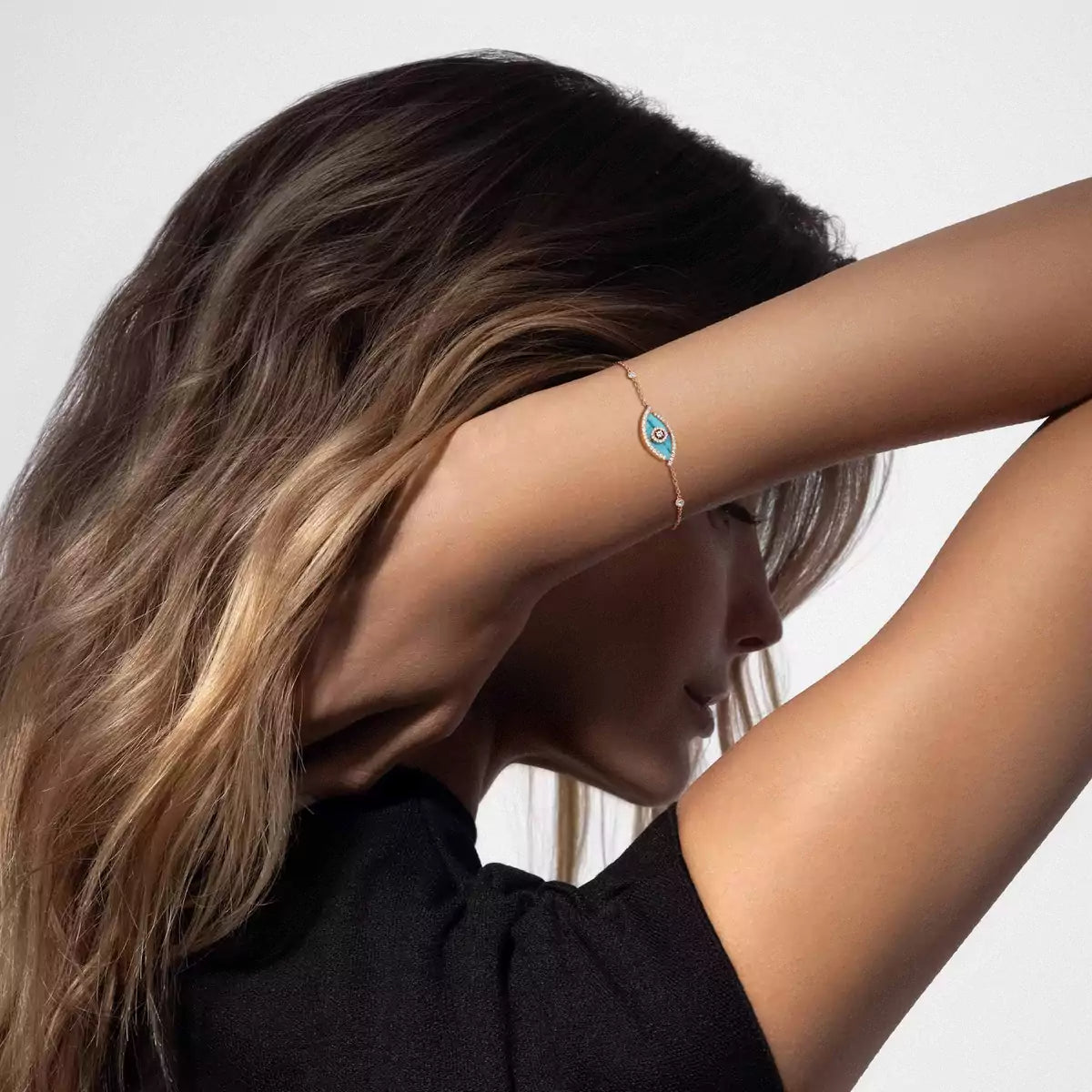 [Blue Tears Jewelry]Lucky Eye Diamond Bracelet