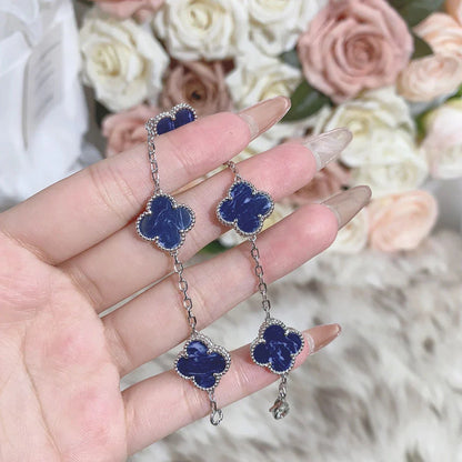 [BLUE TEARS]CLOVER 5 MOTIF PIETERSITE BRACELET COLLECTION