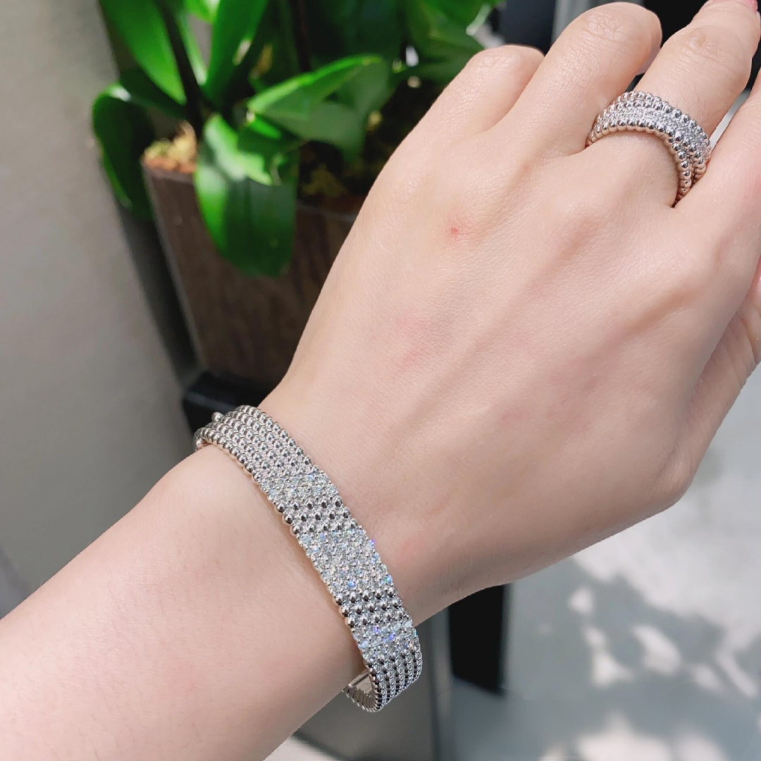 [Blue Tears Jewelry]  FIVE-ROW DIAMOND BRACELET