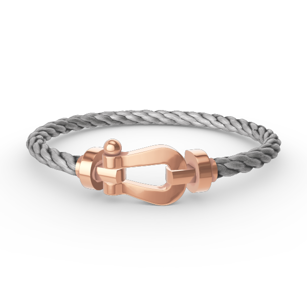 [BLUETRÄNEN]FORCE GROSSES HUFEISENARMBAND OHNE DIAMANT ROSÉGOLD
