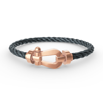 [BLUETRÄNEN]FORCE GROSSES HUFEISENARMBAND OHNE DIAMANT ROSÉGOLD