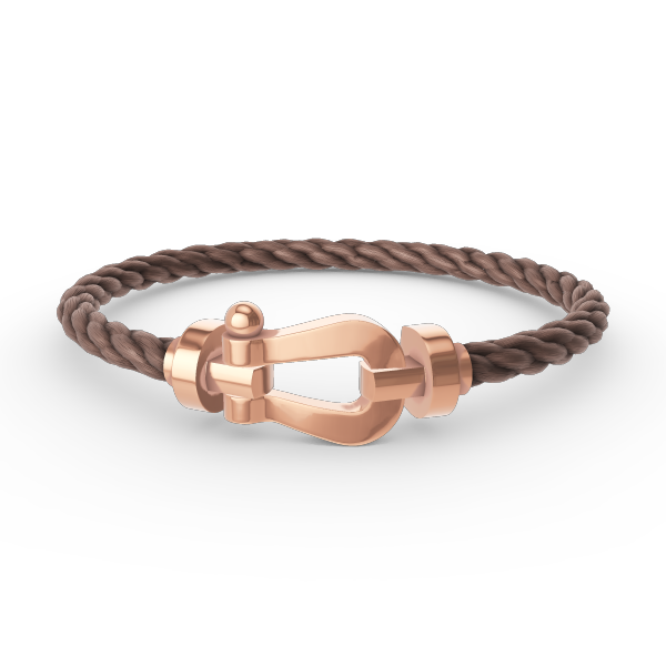 [BLUETRÄNEN]FORCE GROSSES HUFEISENARMBAND OHNE DIAMANT ROSÉGOLD