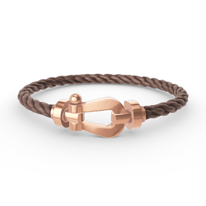 [BLUETRÄNEN]FORCE GROSSES HUFEISENARMBAND OHNE DIAMANT ROSÉGOLD