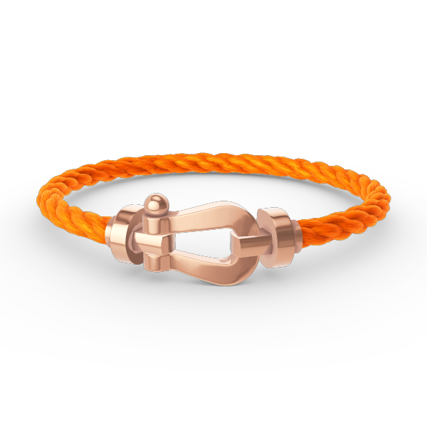 [BLUETRÄNEN]FORCE GROSSES HUFEISENARMBAND OHNE DIAMANT ROSÉGOLD