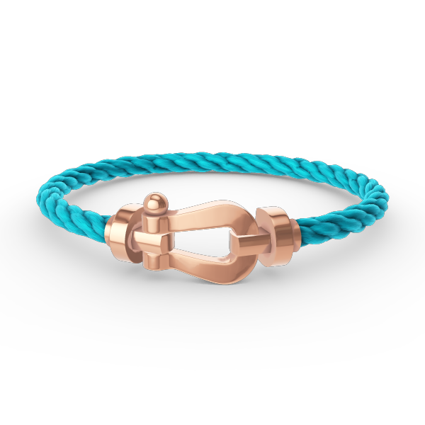 [BLUETRÄNEN]FORCE GROSSES HUFEISENARMBAND OHNE DIAMANT ROSÉGOLD