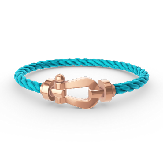 [BLUETRÄNEN]FORCE GROSSES HUFEISENARMBAND OHNE DIAMANT ROSÉGOLD