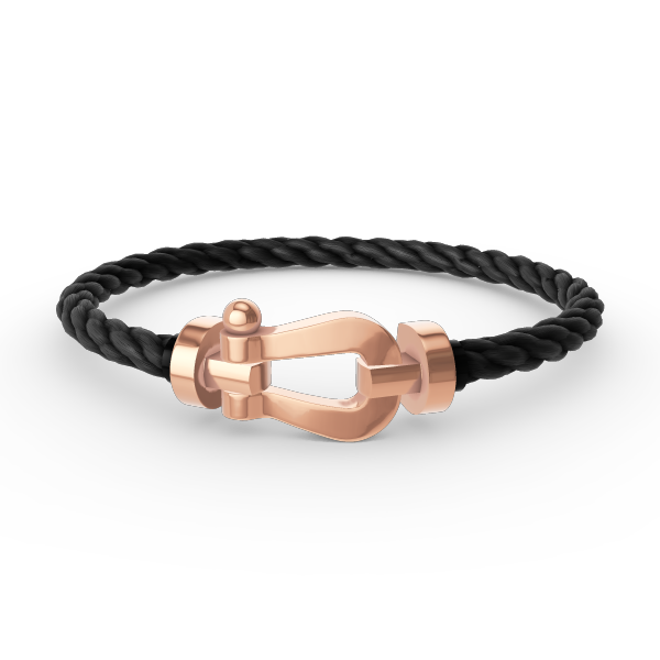 [BLUETRÄNEN]FORCE GROSSES HUFEISENARMBAND OHNE DIAMANT ROSÉGOLD