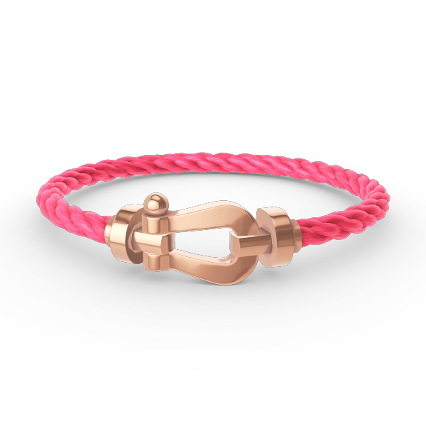 [BLUETRÄNEN]FORCE GROSSES HUFEISENARMBAND OHNE DIAMANT ROSÉGOLD