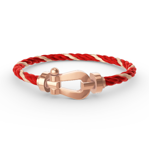 [BLUETRÄNEN]FORCE GROSSES HUFEISENARMBAND OHNE DIAMANT ROSÉGOLD