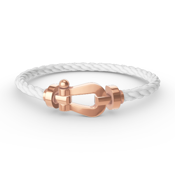 [BLUETRÄNEN]FORCE GROSSES HUFEISENARMBAND OHNE DIAMANT ROSÉGOLD