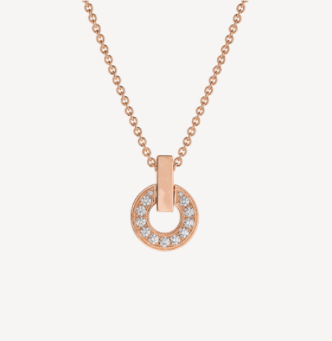 [BLAUE TRÄNEN]GARI HALSKETTE ROTGOLD DIAMANT