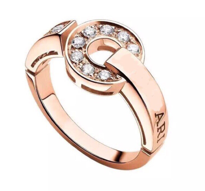 [BLAUE TRÄNEN]DREAM RING DIAMANT ROTGOLD