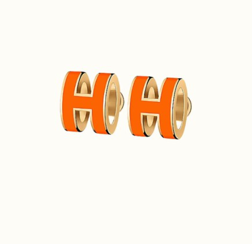 [BLAUE TRÄNEN] MINI POP H OHRRINGE ORANGE
