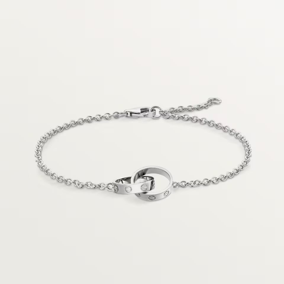 [Blue Tears Jewelry]LOVE BRACELET DOUBLE RING