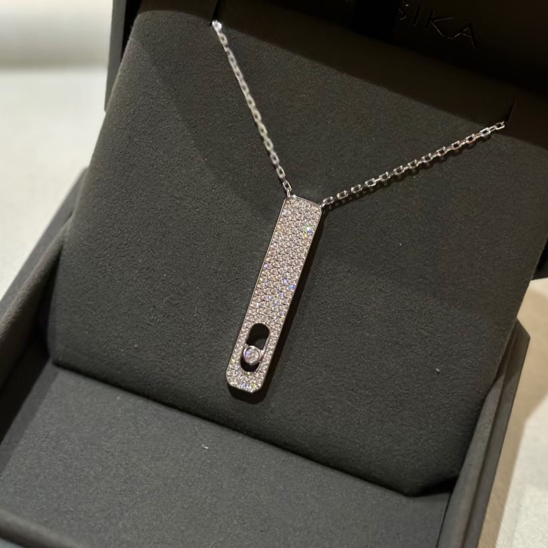 [Blue Tears Jewelry]MY FIRST DIAMOND PAVED NECKLACE