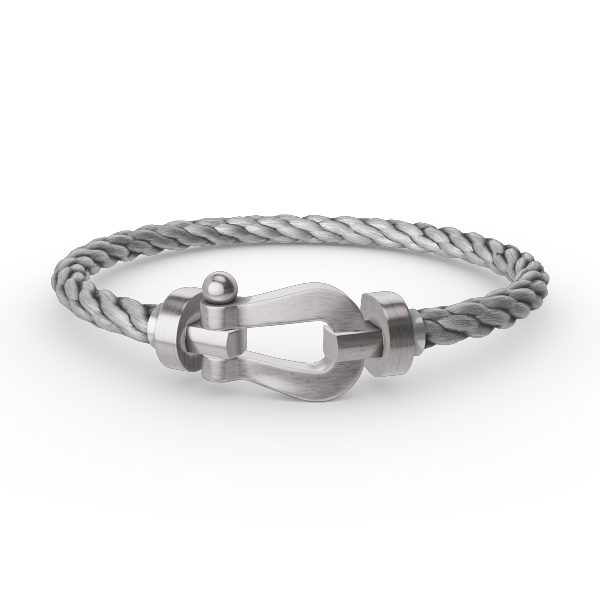 [BLAUE TRÄNEN]FORCE GROSSES HUFEISENARMBAND OHNE DIAMANT SILBER