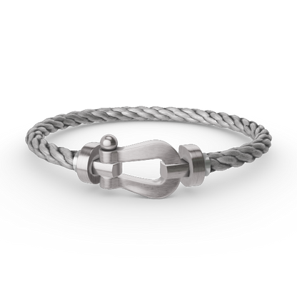 [BLAUE TRÄNEN]FORCE GROSSES HUFEISENARMBAND OHNE DIAMANT SILBER