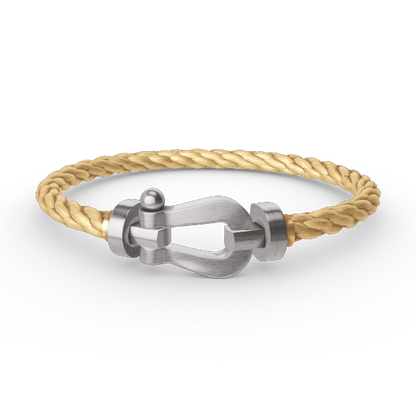 [BLAUE TRÄNEN]FORCE GROSSES HUFEISENARMBAND OHNE DIAMANT SILBER