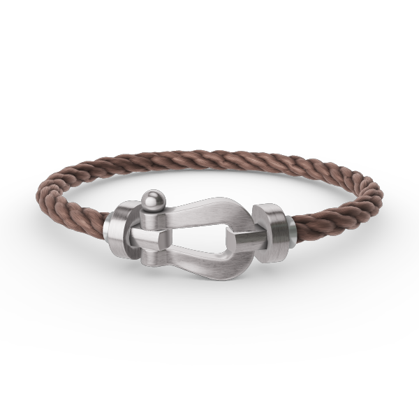 [BLAUE TRÄNEN]FORCE GROSSES HUFEISENARMBAND OHNE DIAMANT SILBER