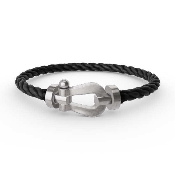 [BLAUE TRÄNEN]FORCE GROSSES HUFEISENARMBAND OHNE DIAMANT SILBER