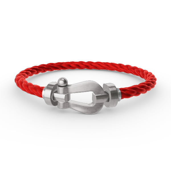 [BLAUE TRÄNEN]FORCE GROSSES HUFEISENARMBAND OHNE DIAMANT SILBER