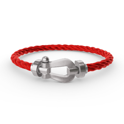 [BLAUE TRÄNEN]FORCE GROSSES HUFEISENARMBAND OHNE DIAMANT SILBER