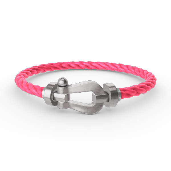 [BLAUE TRÄNEN]FORCE GROSSES HUFEISENARMBAND OHNE DIAMANT SILBER