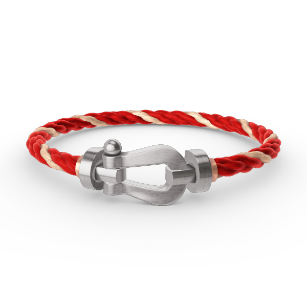 [BLAUE TRÄNEN]FORCE GROSSES HUFEISENARMBAND OHNE DIAMANT SILBER