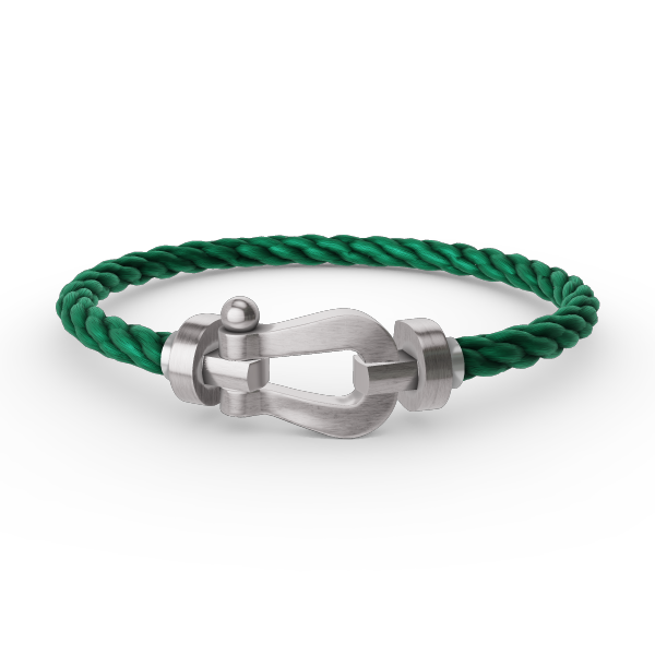 [BLAUE TRÄNEN]FORCE GROSSES HUFEISENARMBAND OHNE DIAMANT SILBER