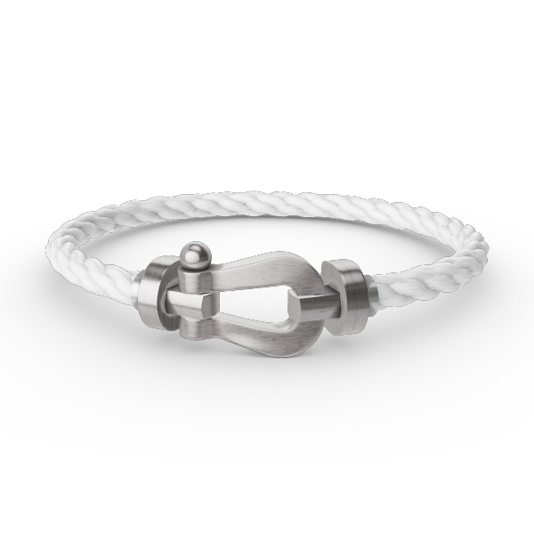 [BLAUE TRÄNEN]FORCE GROSSES HUFEISENARMBAND OHNE DIAMANT SILBER