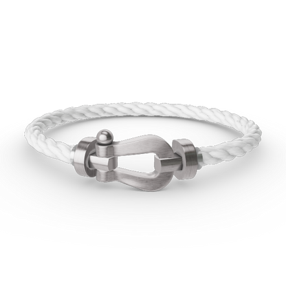 [BLAUE TRÄNEN]FORCE GROSSES HUFEISENARMBAND OHNE DIAMANT SILBER