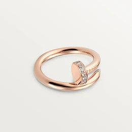 [BLAUE TRÄNEN]JUSTE RING 2,65 MM ROTGOLD DIAMANT